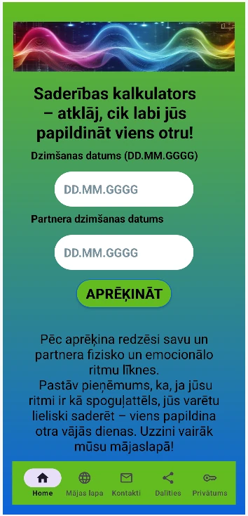 Partneru saderības aprēķins