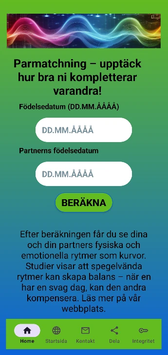 Beräkning av partnerkompatibilitet